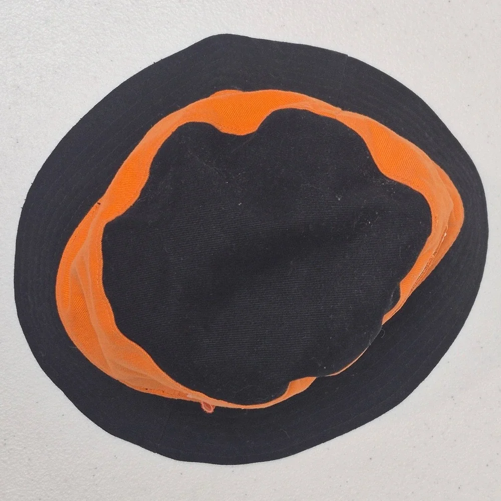 Harley-Davidson Bucket Hat Infant Baby Black Orange Embroidered Logo